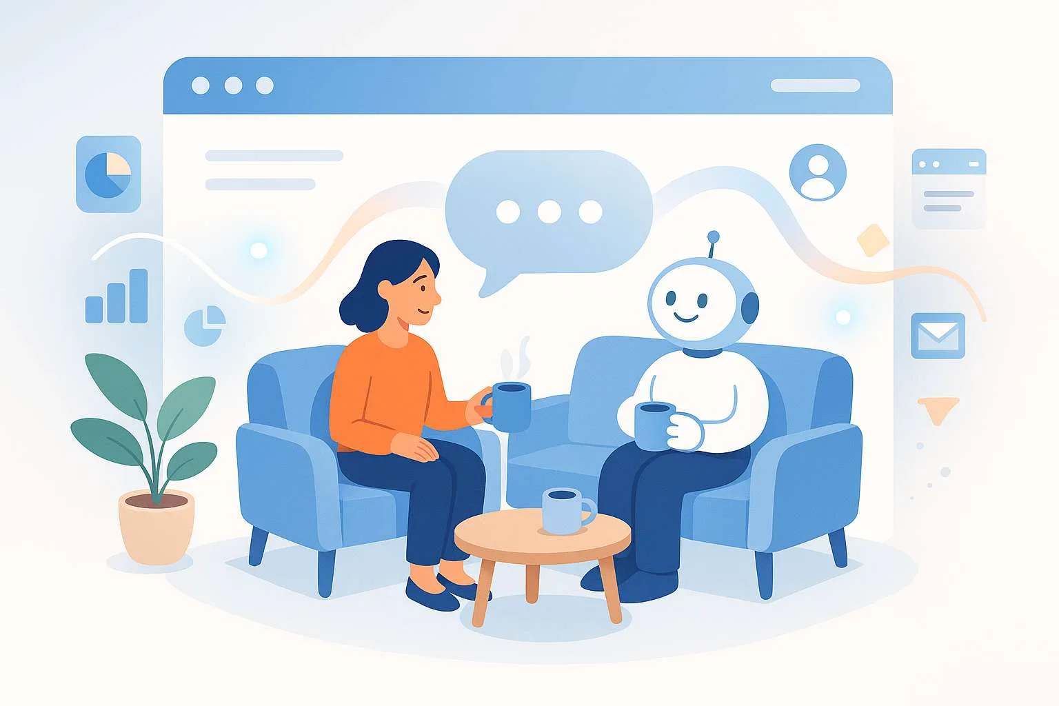 Wenn Webseiten interagieren wie Freunde – das Eisbrecher Widget