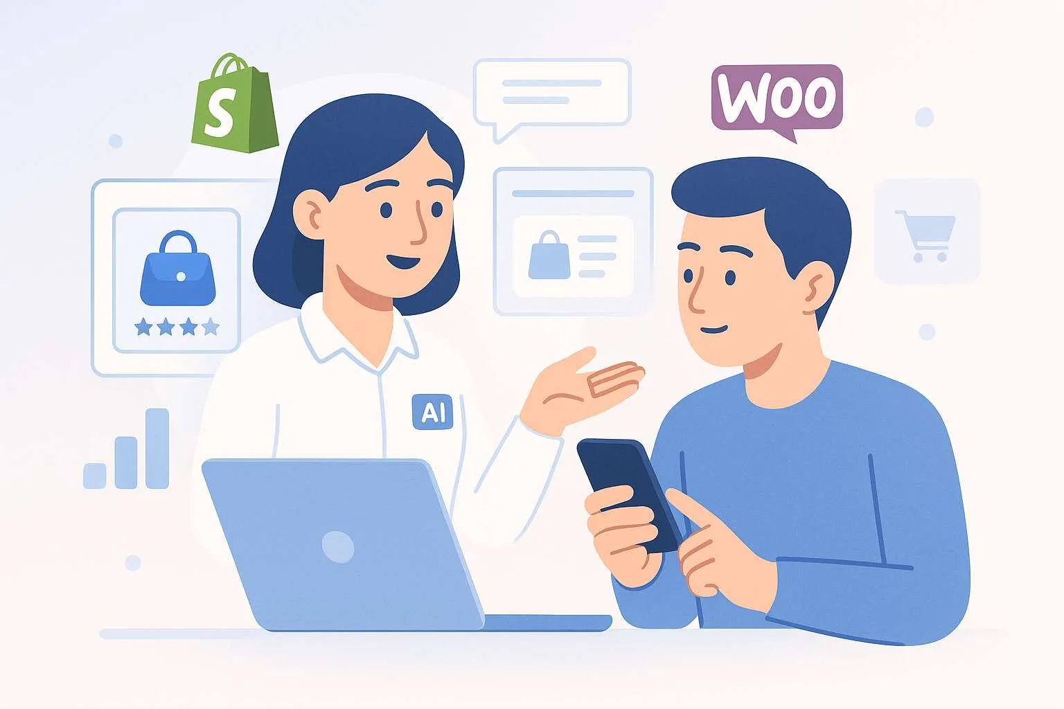 Dein virtueller Verkaufsberater für Shopify und mehr Umsatz