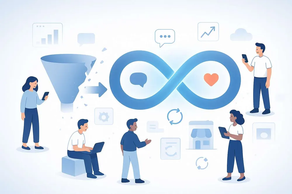 Infinity Loop Marketing potenziert durch KI: Der neue Weg der Kundenkommunikation