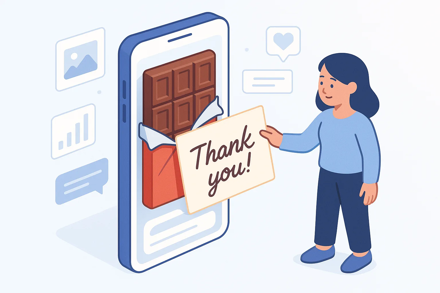 Personalisiertes Empfehlungsmarketing mit Schokolade Geschenken