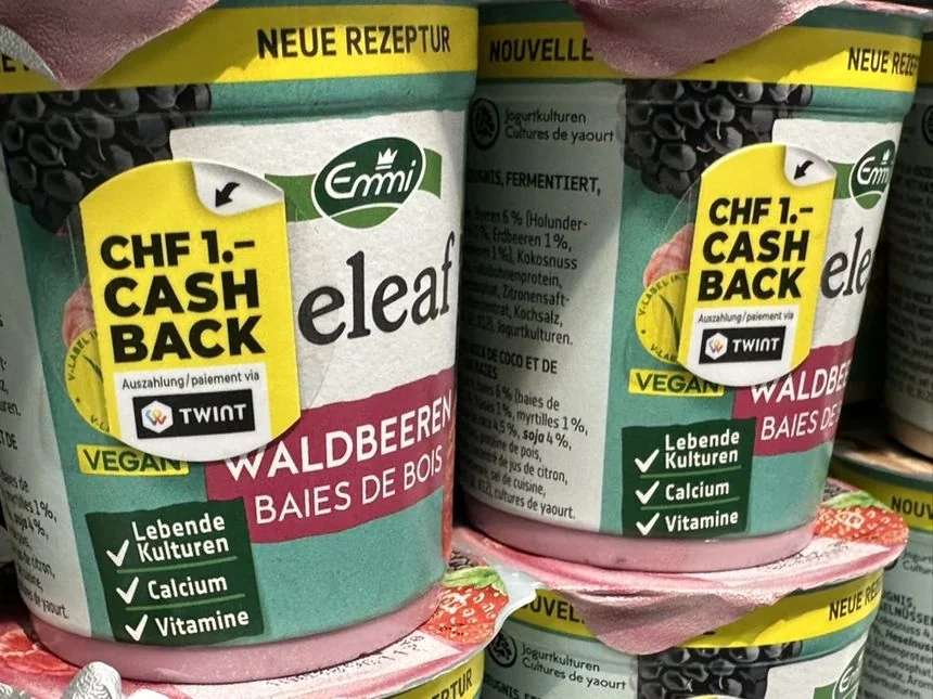 Emmi beleaf Waldbeeren mit CHF 1.- Cashback-Sticker