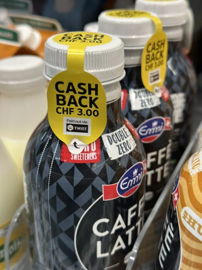 Emmi Caffè Latte mit CHF 3.00 Cashback-Sticker